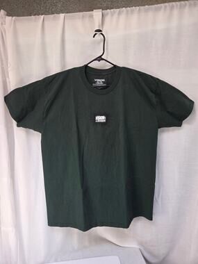 Vision Skateboards Graphic T-Shirt Forest Green Size 2XL